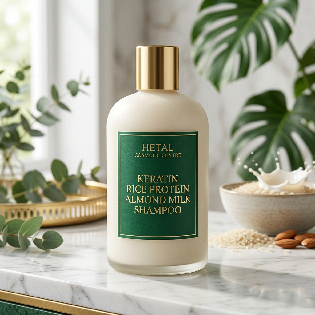 Keratin Rice Protein Almond Milk Shampoo